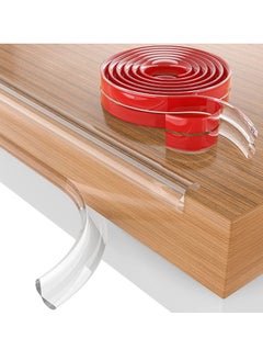 HaHaHai (3Mx1.5CM) Silicone PVC Safety Corner Protector,Edge Protector Strip Clear, Tables Corner Guards Child Safety, Soft Silicone Bumper Strip for Sharp Corners of Cabinets Tables Drawers  - Image 1