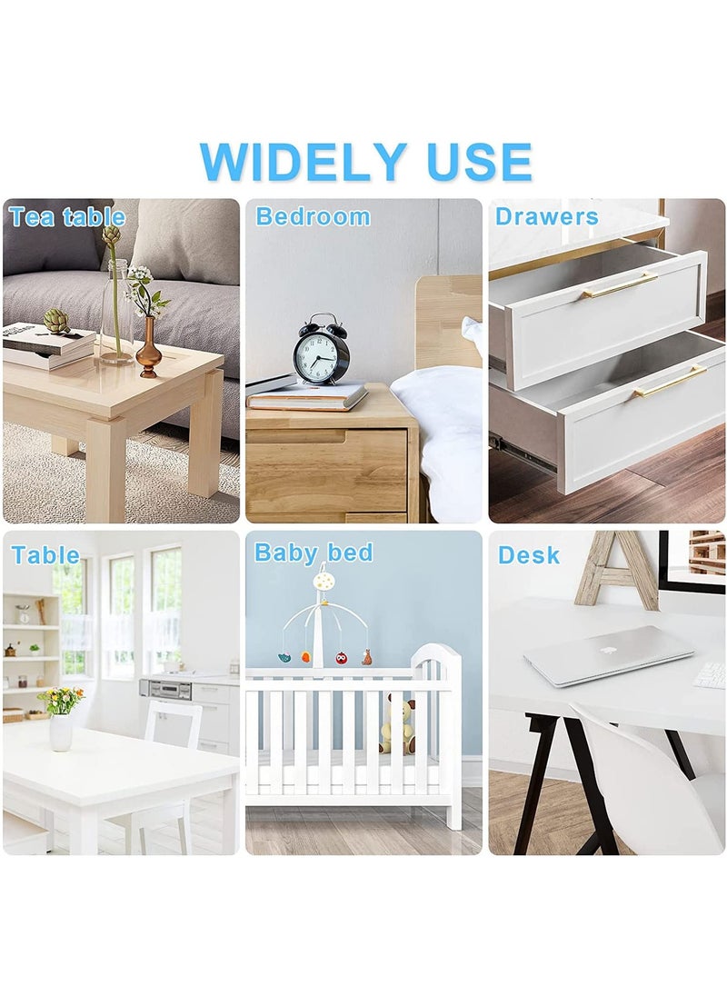 HaHaHai - (3Mx1.5CM) Silicone PVC Safety Corner Protector,Edge Protector Strip Clear, Tables Corner Guards Child Safety, Soft Silicone Bumper Strip for Sharp Corners of Cabinets Tables Drawers - Image 1