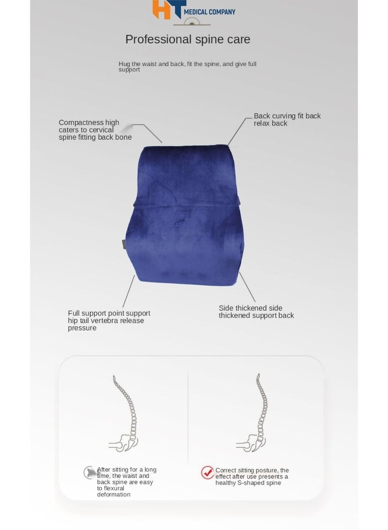 اتش تي مسند طبى للظهر للسيارة او المكتب ميمورى فوم ألمانى - Image 4