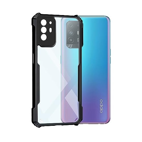 Plus 360 Degree Protection Black Border Back Cover for Oppo F19 Pro+ 5G (Oppo F19 ProPlus 5G) - Black - Image 2