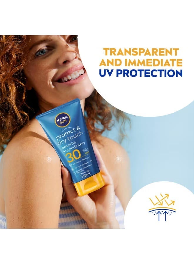 Nivea Sun Spf30 Protect And Dry Touch Gel Cream 175 ML - Image 3