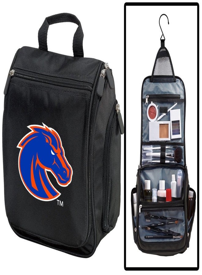 Broad Bay Boise State Toiletry Bags Or Hanging Travel Shaving Kits For Men Navy Blue - Image 1