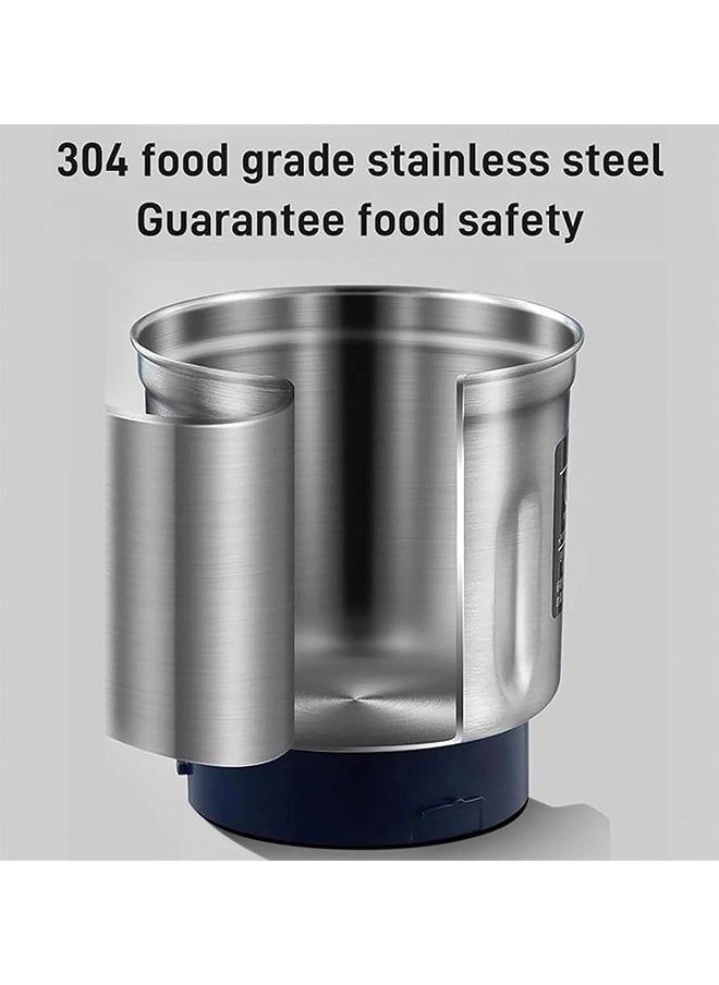 Generic Household Small Powder Grinding Machine, Grain mills, Herb Grinder, Spice Grinder, Electric Coffee Grinder, Multifunctional Grinding Machine with 304 Stainless Steel Blade (White)  - Image 3