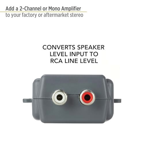 Scosche LOC80 Line Output Converter - 2 Channel High/Low RCA Converter Car Audio - Ideal for Subwoofer Amp - Line Level Converter for Car Stereo Amplifier - Easy Installation - Quality Sound - Image 3