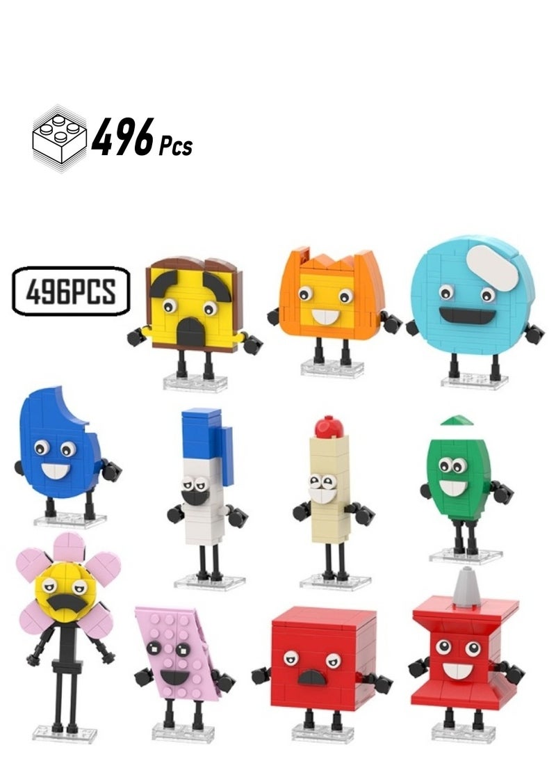 Loquat Battle For Dream Island Toys Building Blocks Set 496Pcs Ideas Toys Gift For Fans Girls And Boys - Image 1