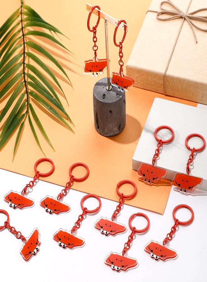 Equsion 20 Pcs Tennessee Keychains Christmas Tennessee Gifts Orange Souvenir College Gifts for Sports Lovers Students - Image 4