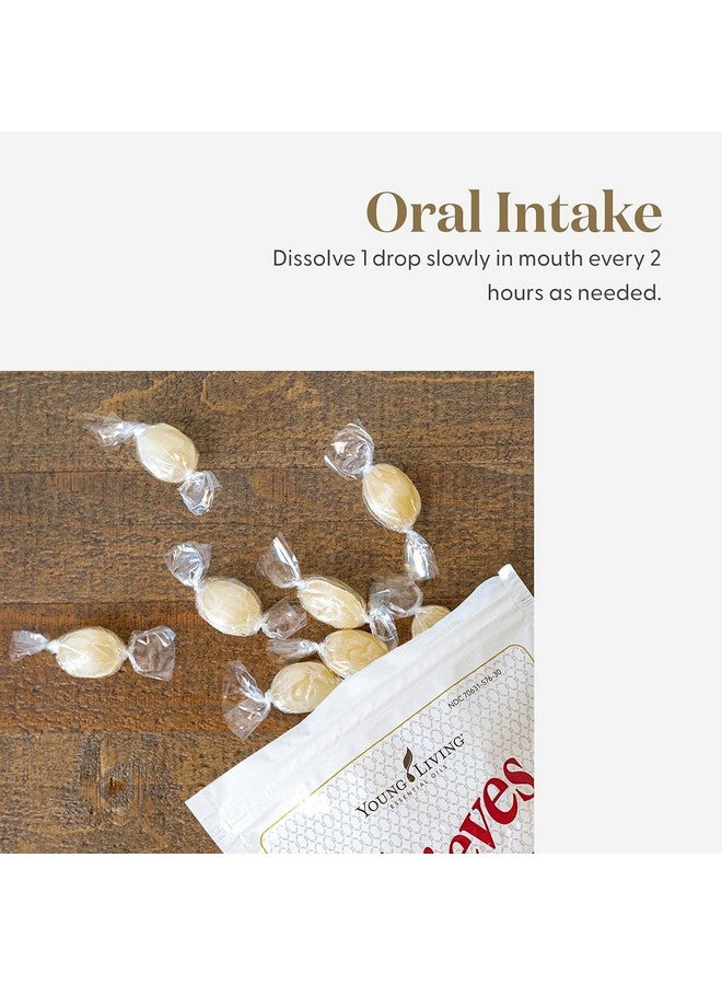 Young Living Thieves Cough Drops | 30 Ct. | Cinnamon, Menthol, Lemon, Clove, Eucalyptus, Rosemary, And Peppermint Essential Oils | Cough Suppressant | Cooling Nasal Relief With Thieves Oil & Stevia - Image 3