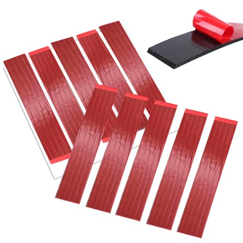 FITALA 10 Pack Heavy Duty Double Sided Adhesive Foam License Plate Pads Super Strong Adhesive Waterproof and Heat Resistant Easy Peel and Stick Installation Perfect for Car License Plates - Image 1