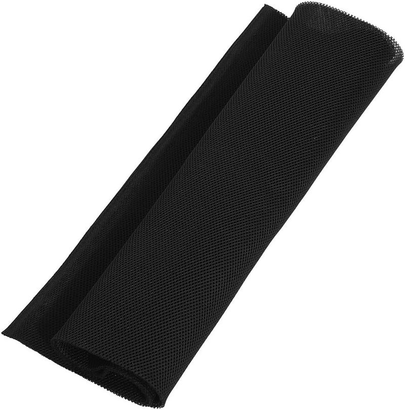 klarako Speaker Cloth Stereo Grill Mesh Fabric, Speaker Grill Cloth Stereo Mesh Fabric Dustproof Speaker Mesh Cloth Protective Grille Cover for Stereo Audio Speaker Repair 140cm x 50cm(Black) - Image 1