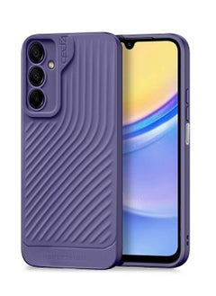 Gear4 Samsung Galaxy A16 5G 2024 Gear4 Soft Liquid Silicone with Wavey Texture Case Cover - Eggplant Purple  - Image 1