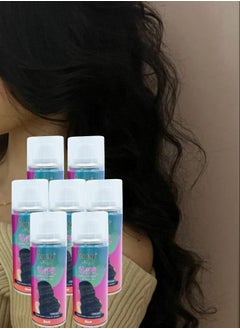 7 Pieces Hair Color Spray Black