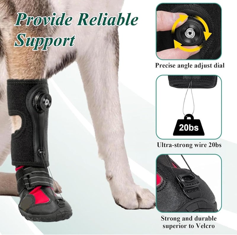 Premium Dog Booties – Breathable, Non-Slip Outdoor Paw Protectors with Abrasion- Soles & Secure Fit for Large Breeds (XL) - Image 5