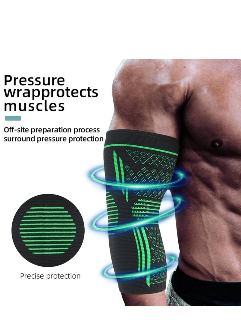 Generic Elbow Compression Sleeve (1 Pair), Braces for Tendonitis and Tennis Elbow, Arm Supports Golfer Elbow Support, Tennis Elbow Relief for Women & Men, for Weightlifting  - Image 2