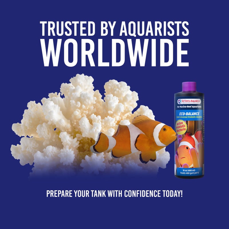 DrTim's Aquatics Reef Eco-Balance Probiotic Bacteria â€“ For Reef, Nano, Seahorse Aquaria, Fish Tanks, Aquariums â€“ Blocks Unfriendly Bacteria, Promotes Optimal Water Quality â€“ 100% Natural â€“ 16 Oz. - Image 5