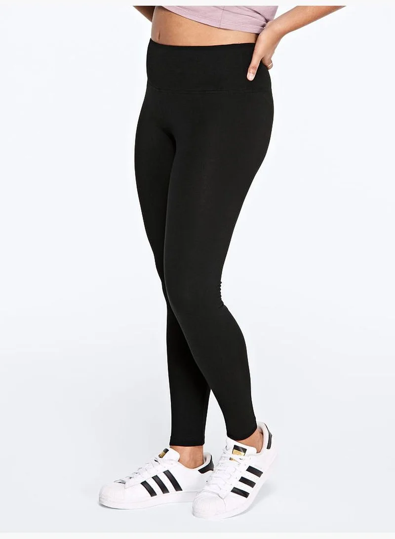 PINK Cotton Mid Rise Full Length Legging