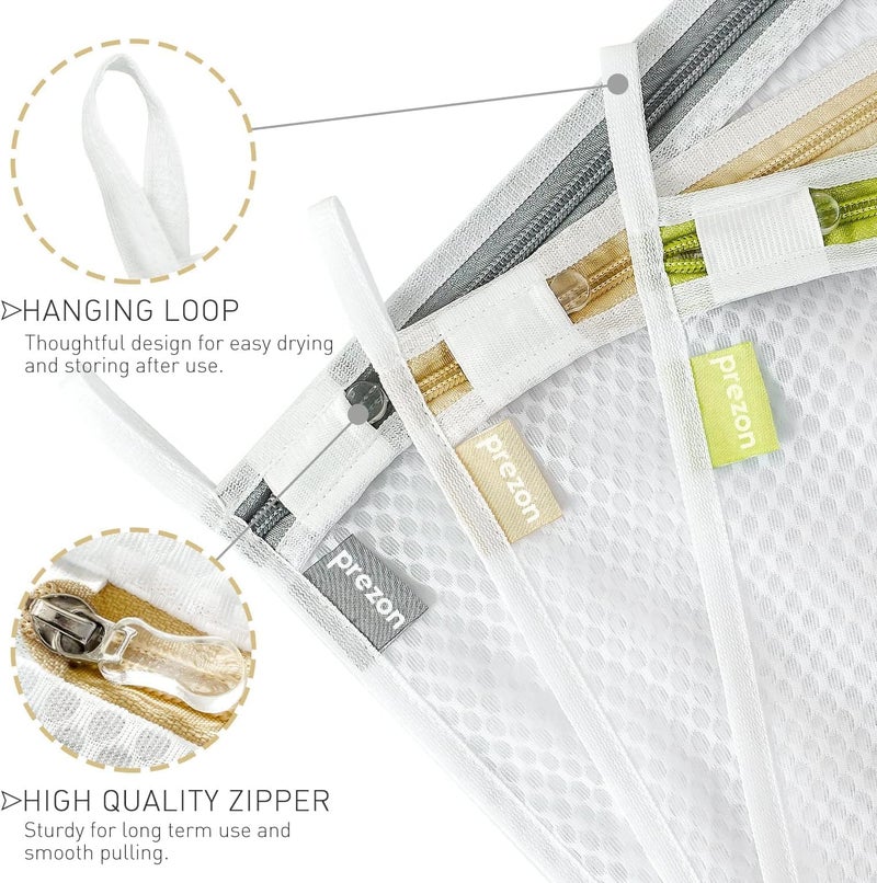 BS B&S Coarse Mesh Laundry Bag Heavy-Duty Wash Bags - Image 5