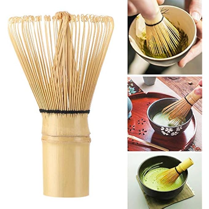 WUZIA Matcha Bamboo Whisk For Japanese Tea Ceremony100 Fringe Chasen Tea Brush Traditional Tea Tool For Tea Ceremony Tea Drinking - Image 4