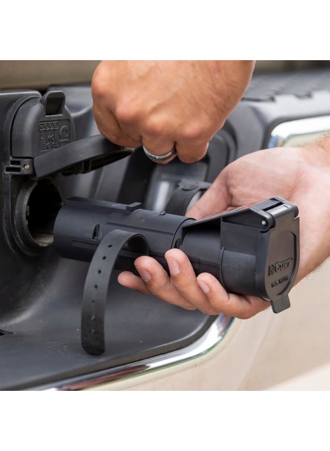 Curt 51180 Echo Mobile Electric Trailer Brake Controller with Bluetooth-Enabled Smartphone Connection, Proportional, Black PLastic, 9 x 9 x 3 inches, BLACK PLASTIC - Image 4