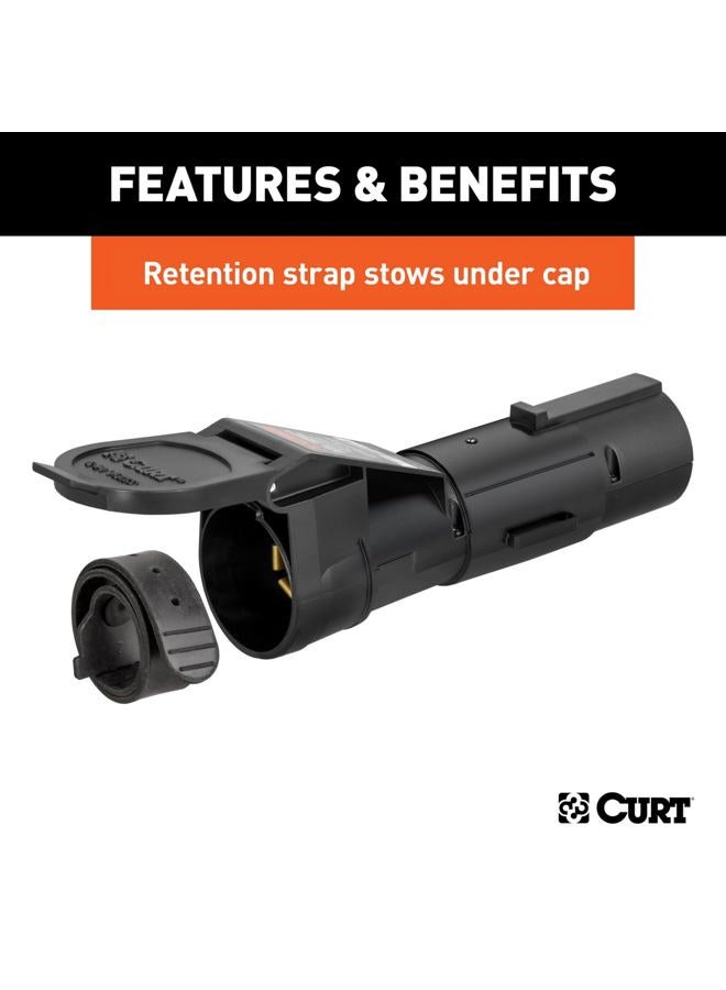 Curt 51180 Echo Mobile Electric Trailer Brake Controller with Bluetooth-Enabled Smartphone Connection, Proportional, Black PLastic, 9 x 9 x 3 inches, BLACK PLASTIC - Image 3