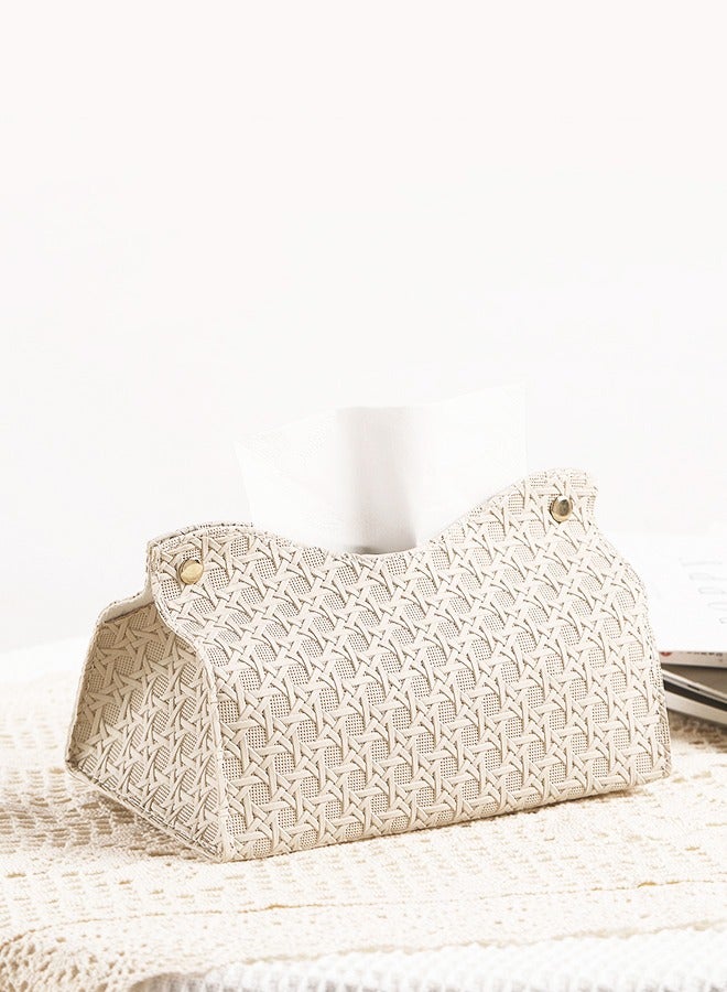 BF HOME Tissue Box Tissue Organizer PU Simple Tissue Holder  - Image 5