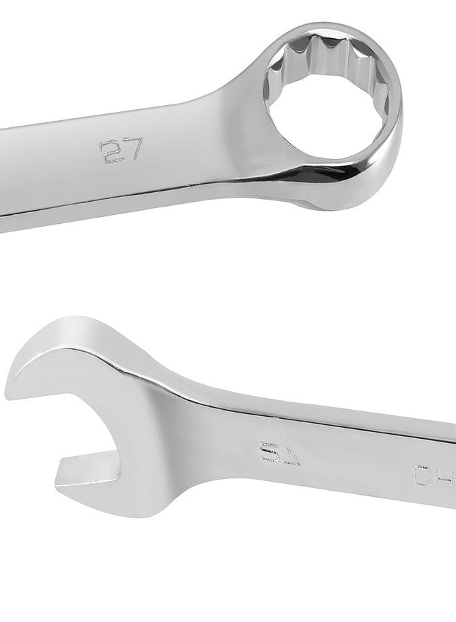 HAKZEON 6 Piece Wrench Set, 22-30mm Combination wrench, Professional Metric Combination Wrench Set with 12-Point Design, 15-Degree Offset, Chrome Vanadium Steel - Image 3