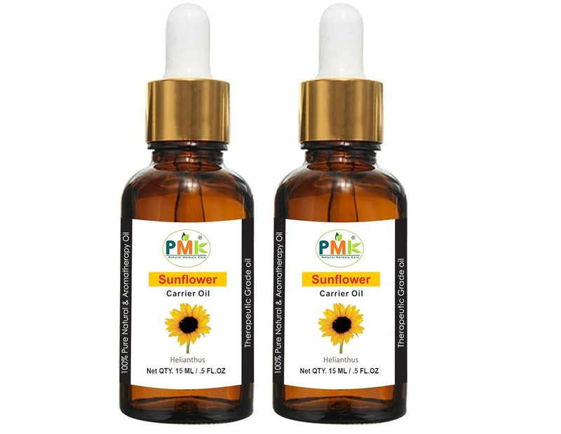 PMK Pure Natural Sunflower Oil 15ML Pack of 2
