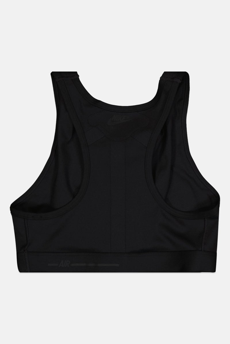 Nike حمالة صدر رياضية بدون حشوة للنساء، سوداء - Image 3