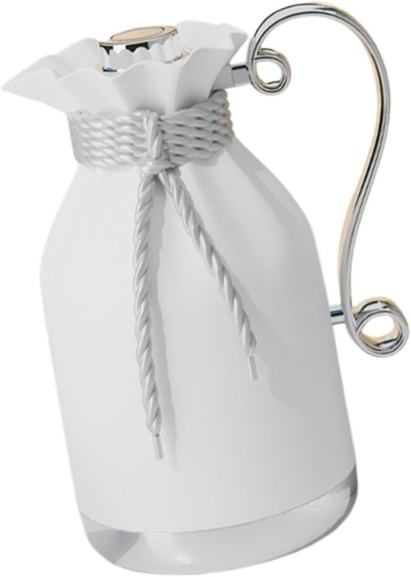 Colaxi Insulated Thermal Coffee Carafe Tea Kettle for Hot Cold Water Lightweight Water Kettle Arabian Pot for Kitchen Camping Coffee, White - Image 1
