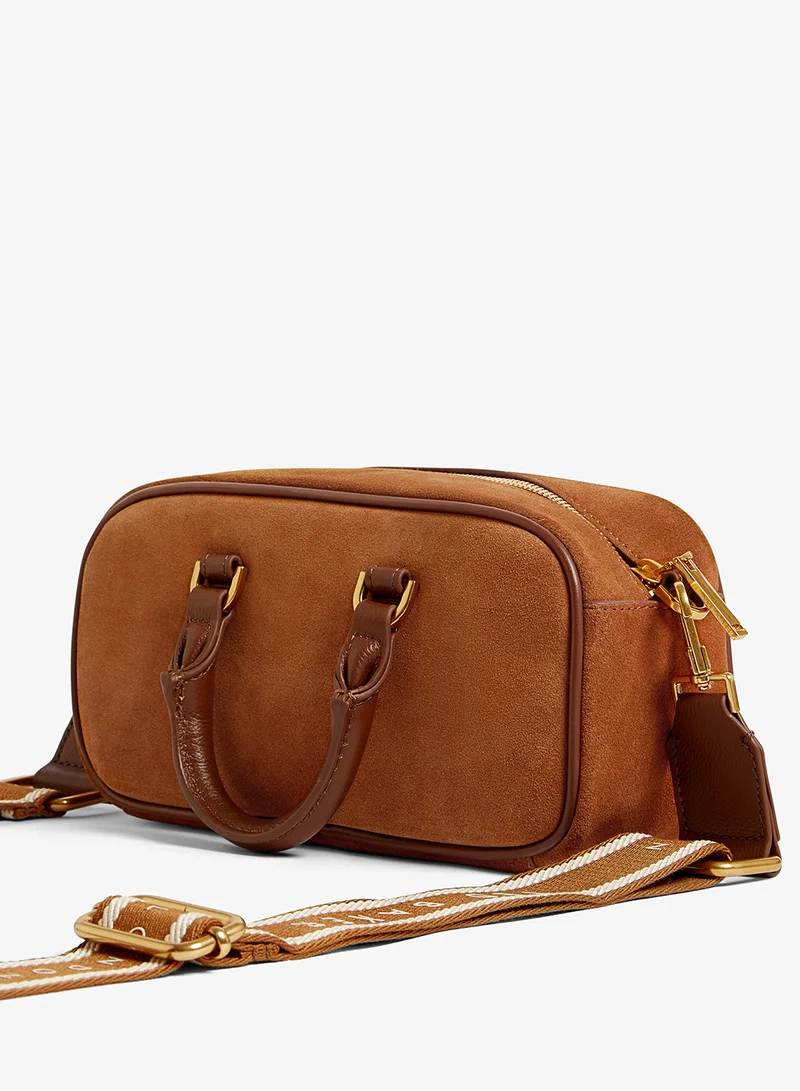 Ted Baker  Shayia Elongated Suede Boxy Top Handle Shoulder Bag for Women | Best Price UAE