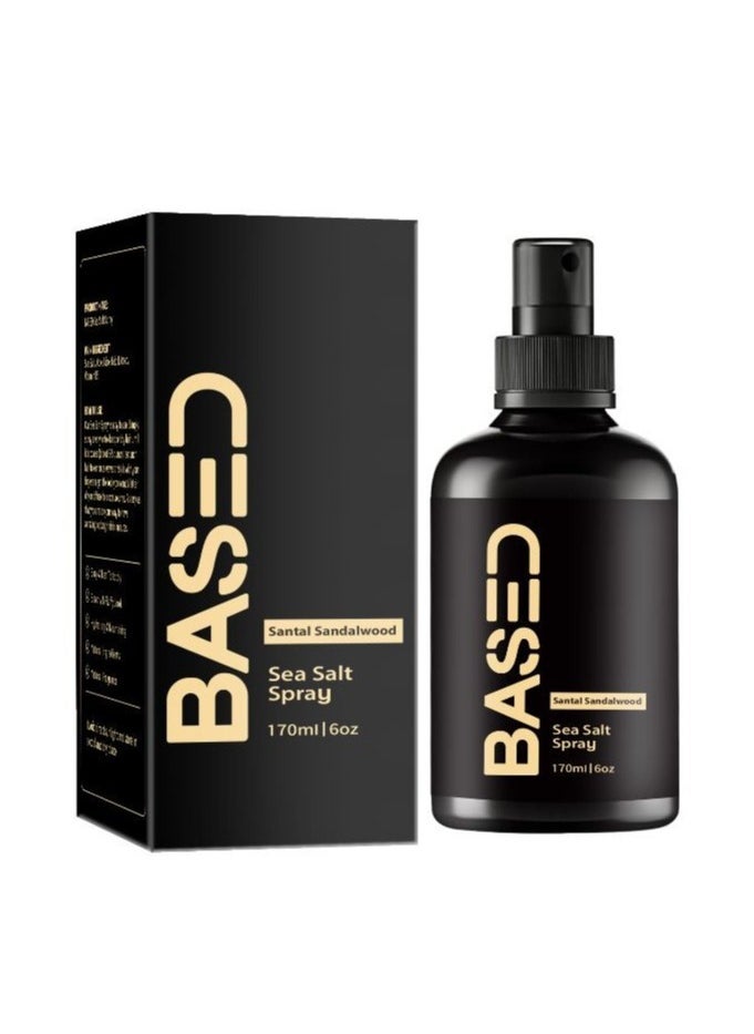 Based Leave-In Conditioner, Instant Frizz Control, Hydrates & Nourishes Hair, Premium Leave-In Conditioner for Men, Healthy Frizz-Free Hair in Minutes 170mlï¼Blackï¼ - Image 1
