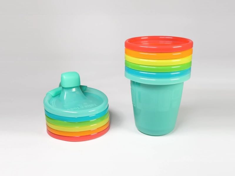 The First Years Take and Toss Spill-Proof Sippy Cup, Assorted, Pack of 6 - Image 4