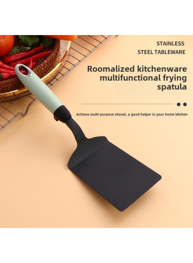 Pizza Shovel Pancake Fruit Tool Scraper Iron Smoothing Cooking Shovel Pancake Press Pancake Teppanyaki Fried Egg Pancake Shovel-Specifications:Ins Lisi-black Cooking Spatula - Image 2
