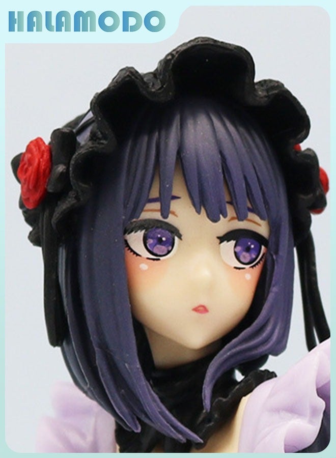 HALAMODO My Dress-Up Darling Seated Kawanagi Marin and Kuroe Shizuku Beautiful Girl Handmade Model Figurine Decoration 11.5 cm - Image 1