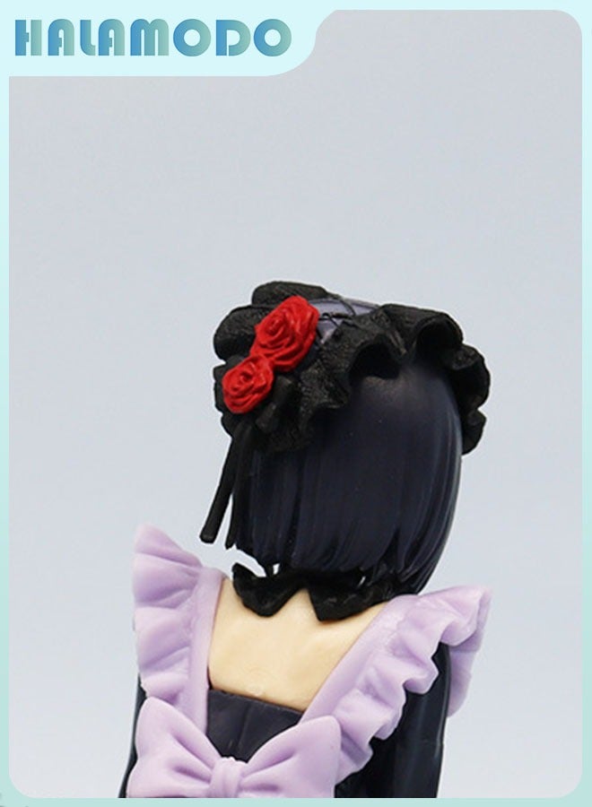 HALAMODO My Dress-Up Darling Seated Kawanagi Marin and Kuroe Shizuku Beautiful Girl Handmade Model Figurine Decoration 11.5 cm - Image 2