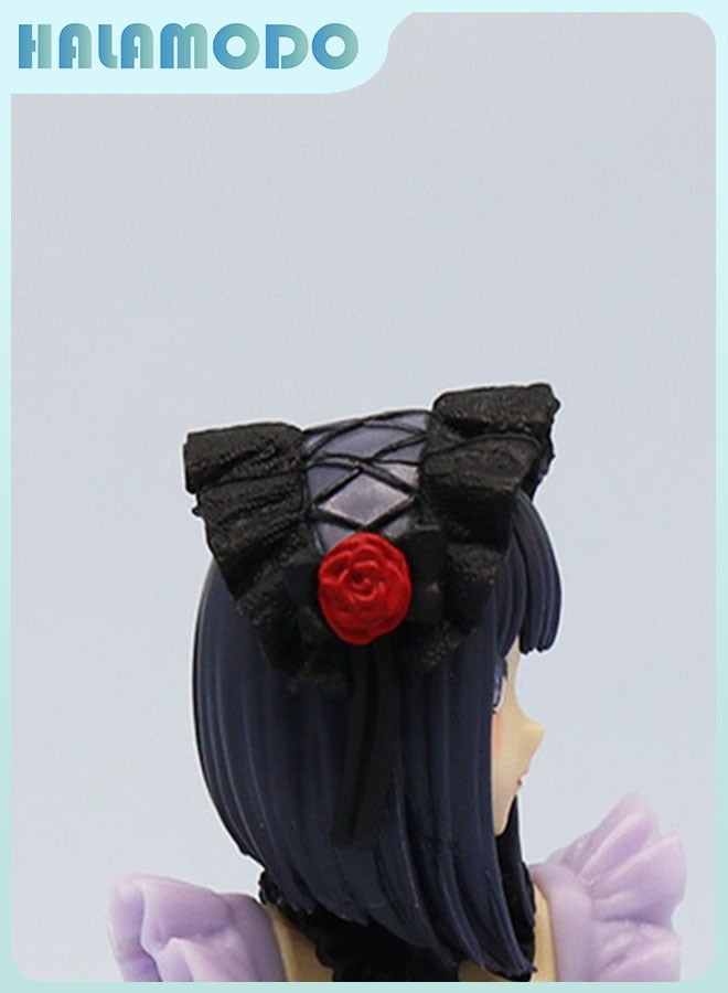 HALAMODO My Dress-Up Darling Seated Kawanagi Marin and Kuroe Shizuku Beautiful Girl Handmade Model Figurine Decoration 11.5 cm - Image 3