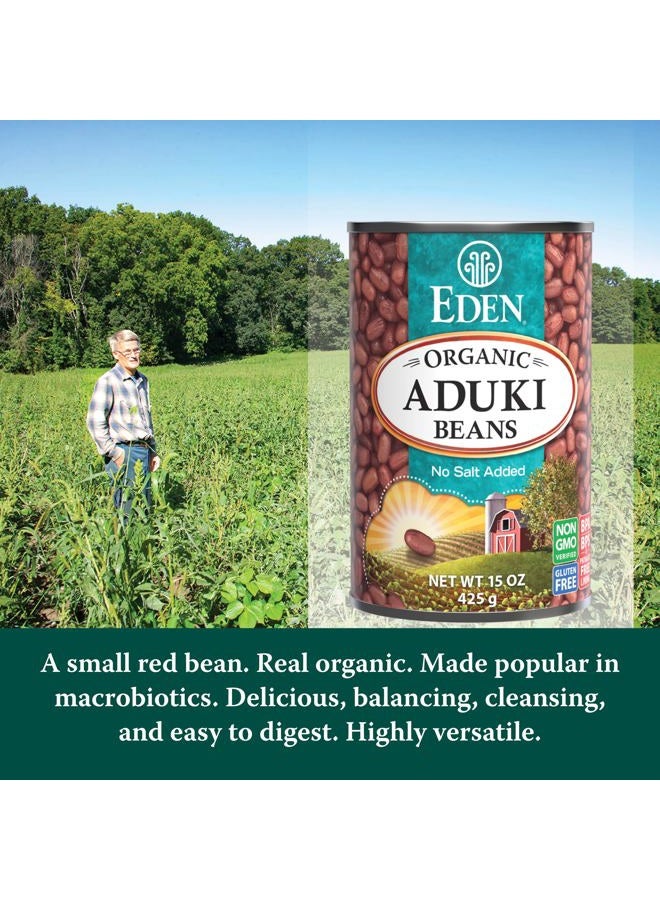 Eden Aduki Beans No Salt Added 15 Ounces (Case of 12) - Image 3