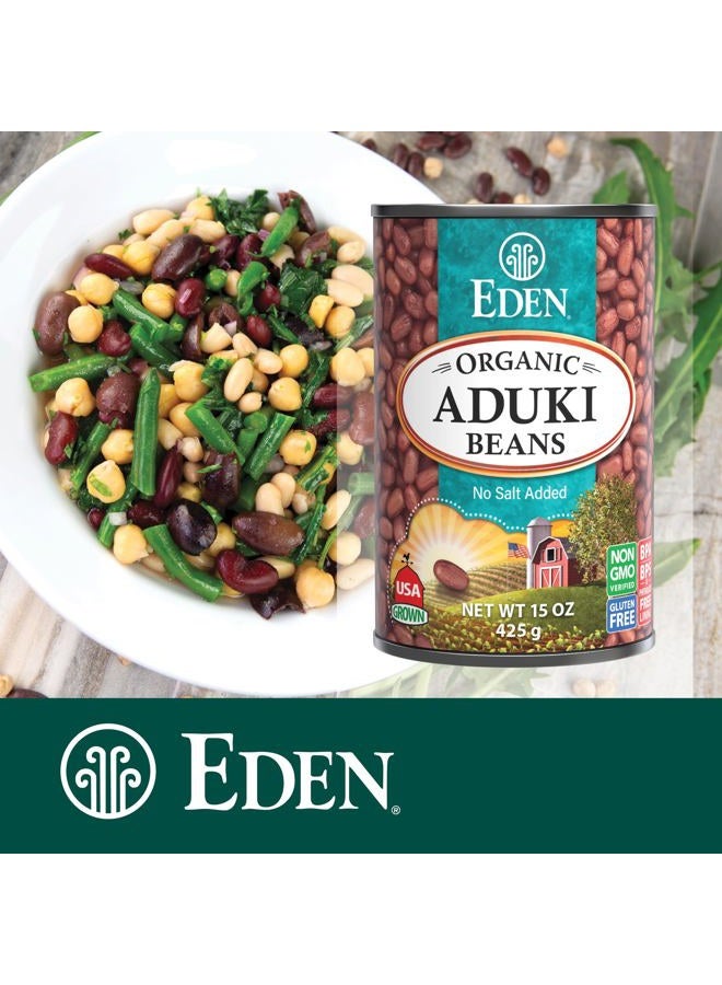 Eden Aduki Beans No Salt Added 15 Ounces (Case of 12) - Image 5