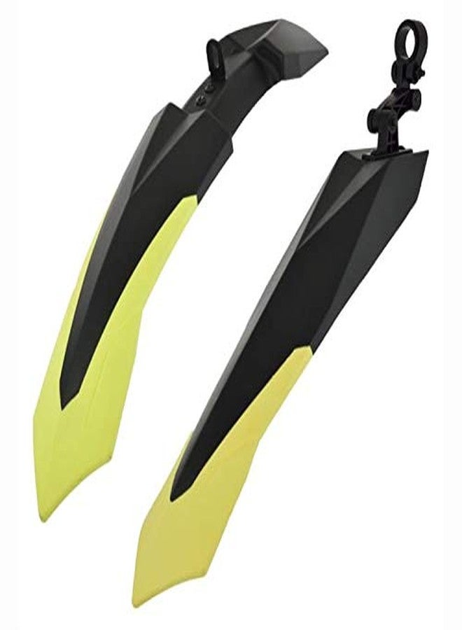 Shrenik Bicycle Mudguard Compatible 26, 27.5, 29 Inch Cycle Fender Front Rear Hard Plastic Color Black - Image 2