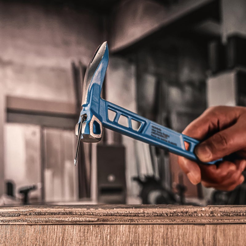 Real Steel 10" Double Ended Nail Puller Cats Paw Pry Bar Construction (0691) - Image 5