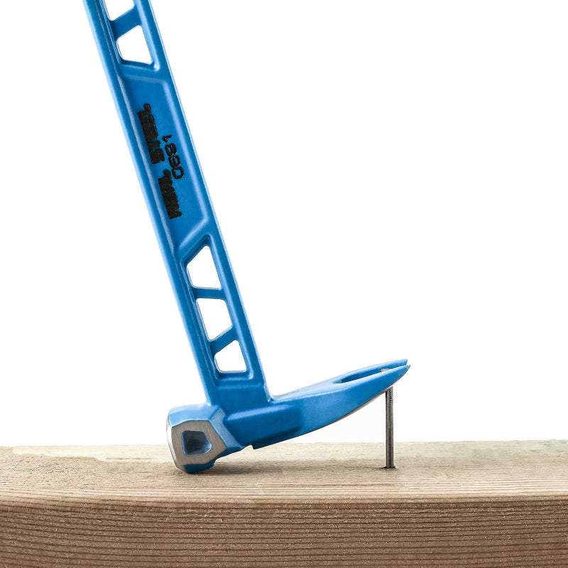 Real Steel 10" Double Ended Nail Puller Cats Paw Pry Bar Construction (0691) - Image 4