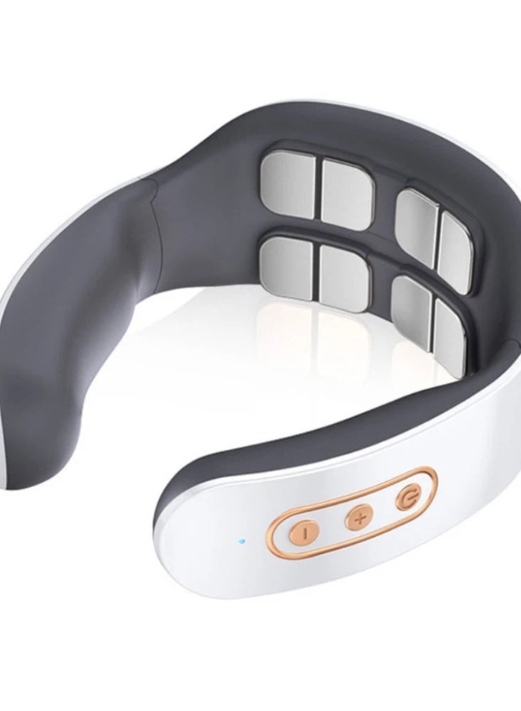6 Electrode Neck Massager, Electric Pulse Cervical Massager, Rechargeable Portable Shoulder Neck Relief Massager for Home Office Travel - Image 5