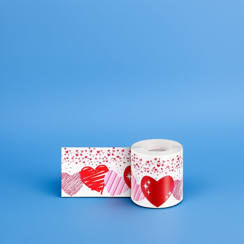 Valentine's Day Bulletin Board Decoration Heart Border Stickers Romantic Heart Bulletin Boards Trim for Weddings Engagements Classrooms Home Decor - Image 4