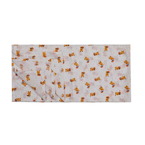 Infantbond All Season Use Organic Cotton Baby Mal-Mal Swaddle (Multicolour, 90x90 cm, 0-18 Months) - Pack of 3 - Image 4