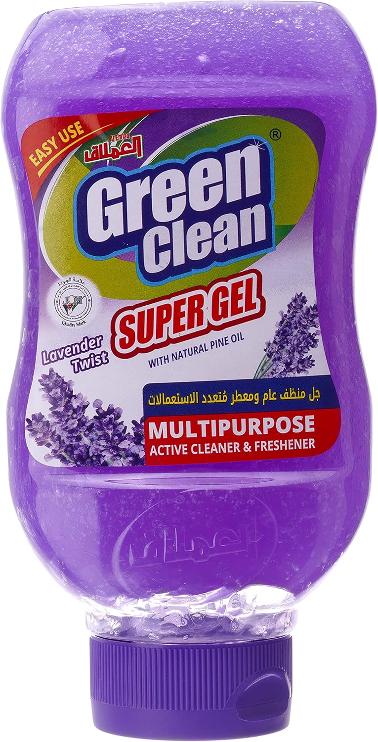 Green Clean Super Gel – Multi-Purpose Cleaner – Lavender Scent – Easy Squeeze Bottle – 600g - ( BY Al Emlaq ) - Image 1