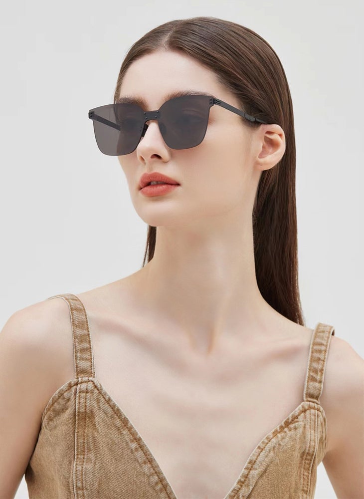 Chomel Fashion High-Definition Nylon Lens Sunglasses For Women's High-End Elegant Anti-Ultraviolet Anti-Blue Light  - Image 2