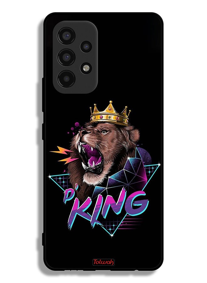 Tolwak Samsung Galaxy A53 5G Protective Case Cover Lion King Art - Image 1