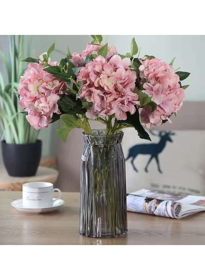 LINGWEI Crystal Glass Flower Bud Vase Decorative Roman Bottle Table Centerpiece Decorative Cute Vase  - Image 1