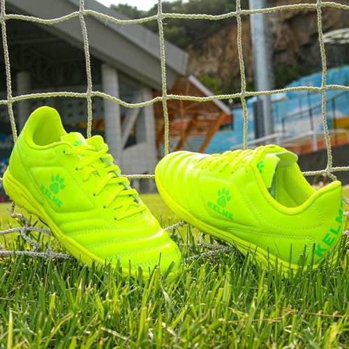 KELME Unisex Adult Turf Soccer Shoes, Futsal Indoor Soccer Cleats, for Mens Womens,Blue,Size 8 - Image 3