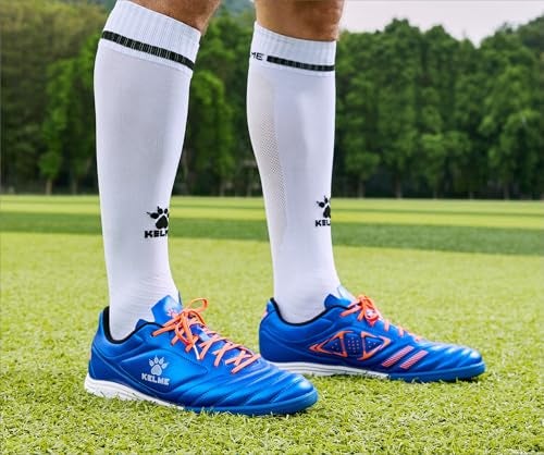 KELME Unisex Adult Turf Soccer Shoes, Futsal Indoor Soccer Cleats, for Mens Womens,Blue,Size 8 - Image 2