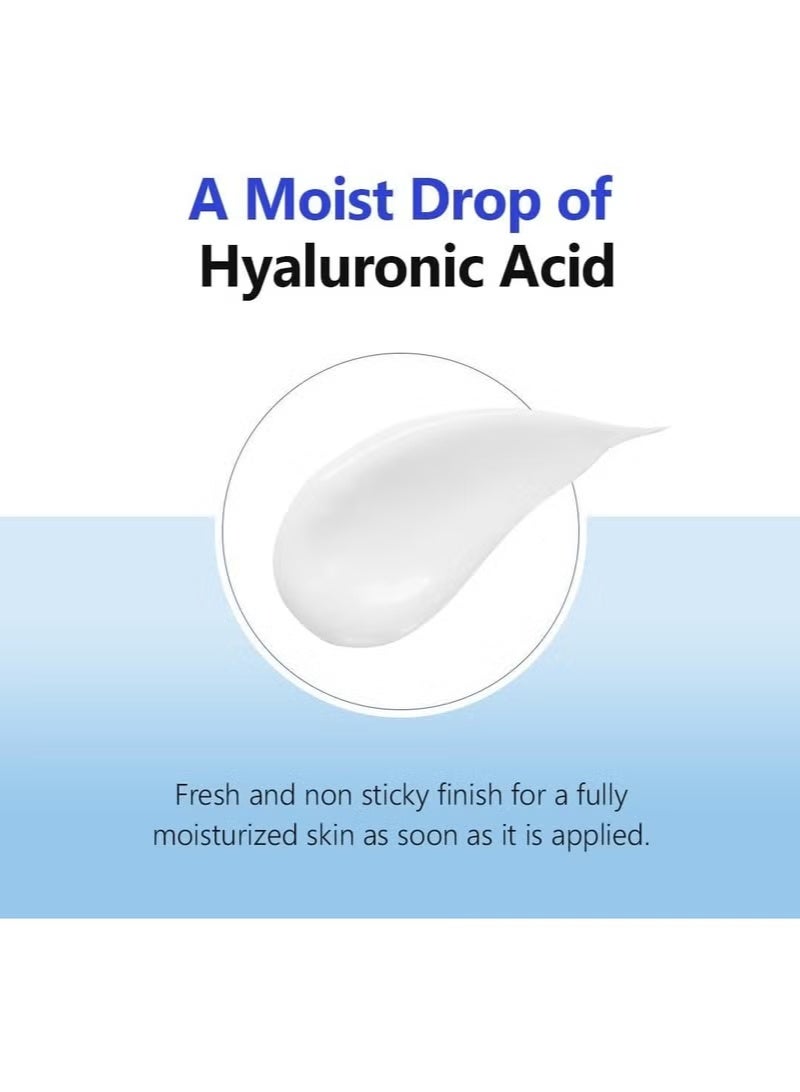ISNTREE Hyaluronic Acid Aqua Gel Cream 100ml Lightweight Hydrating Gel Quick Absorbing Moisturizer Korean Skincare - Image 2